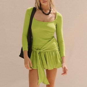 FREE PEOPLE Mini Dress in Sparkling Oasis NWT!